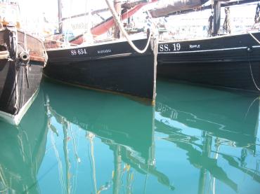 Photo Comp 2012 entry: Guide Me - with luggers Ripple & Barnabas