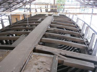 deck under restoration