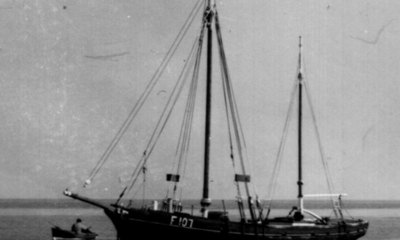 Speedwell - on her mooring off Whitstable