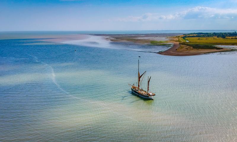 Photo Comp entry 2018 (C) - Cambria anchored on the Colne, by Colm O'Laoi