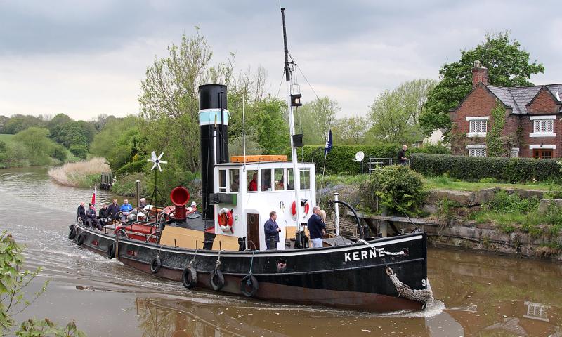 Photo Comp 2018 entry - Steam tug Kerne on the Weaver 17th May 2013, by John Eyres