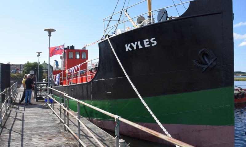 MV Kyles in 2022 after repair and repainting