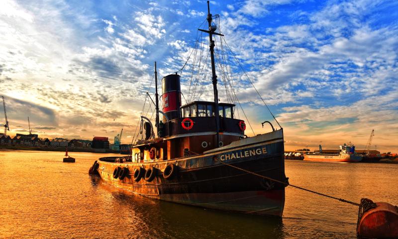 Evening Sunset over the tug Challenge - 2022 Photo Comp entry