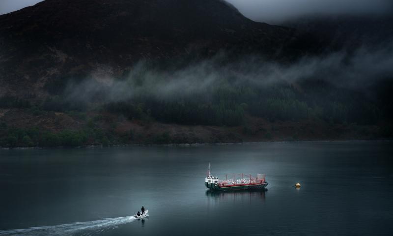 Photo Competition 2023 - Crew Embarking the MV Glenachulish by Ian Southerin