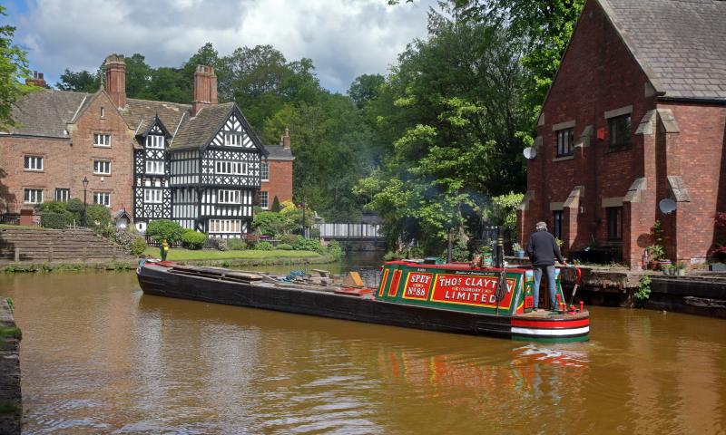 Photo Competition 2023 - Narrowboat Spey at Worsley on the Bridgewater canal by John Eyres