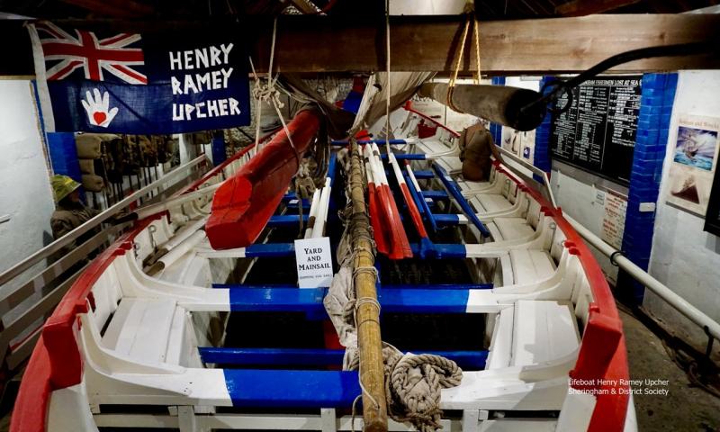 Henry Ramey Upcher at the Fishermen's Museum Sheringham