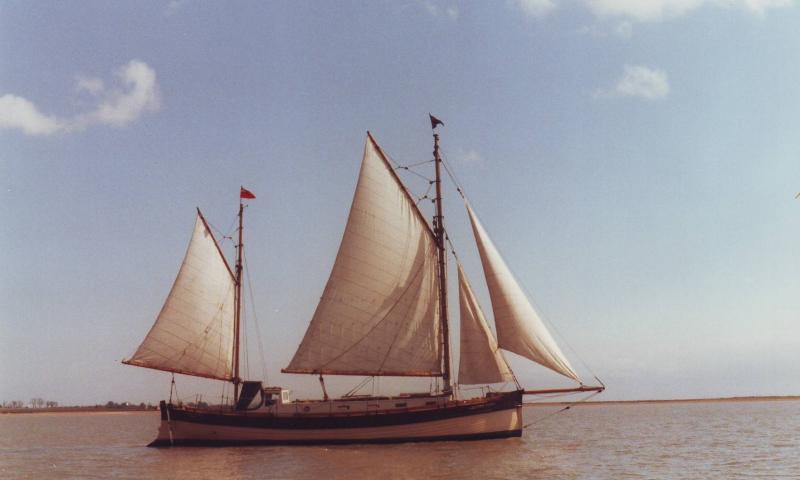 In 1984 after renaming ALFRED CORRY off Mersea Island