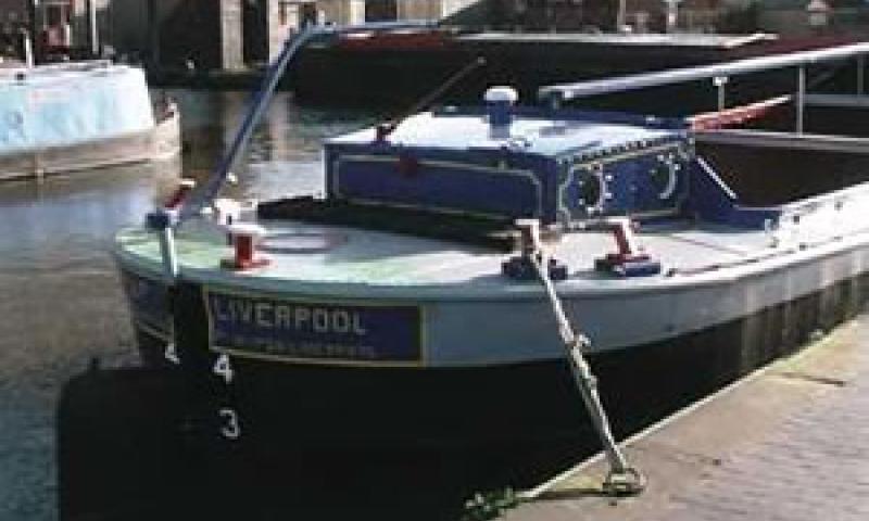 BACUP. Motor cargo vessel - stern