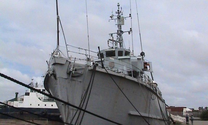 HMS Bronington- bow facing