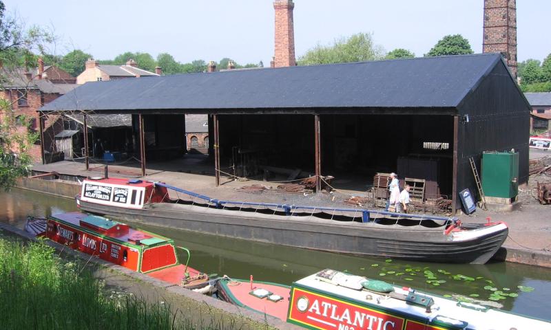 Peacock - alongside at the Black Country Living Museum, 2007