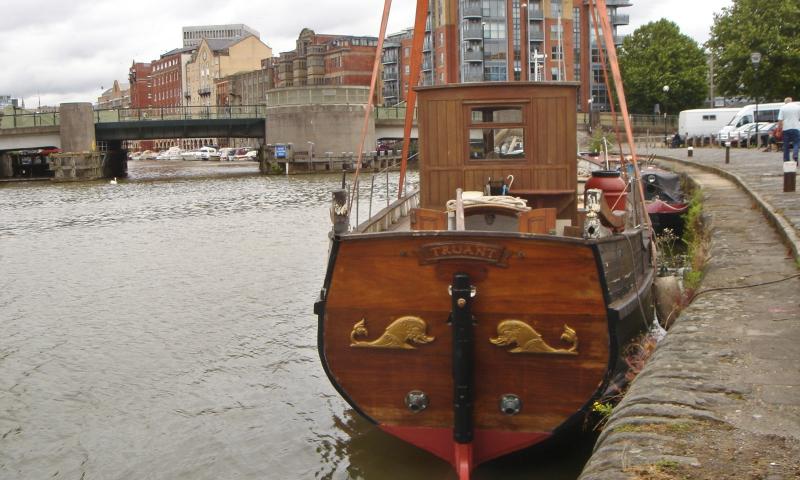 Truant afloat - stern view