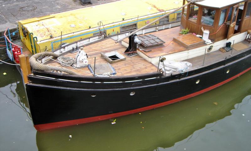 Truant afloat - deck shot