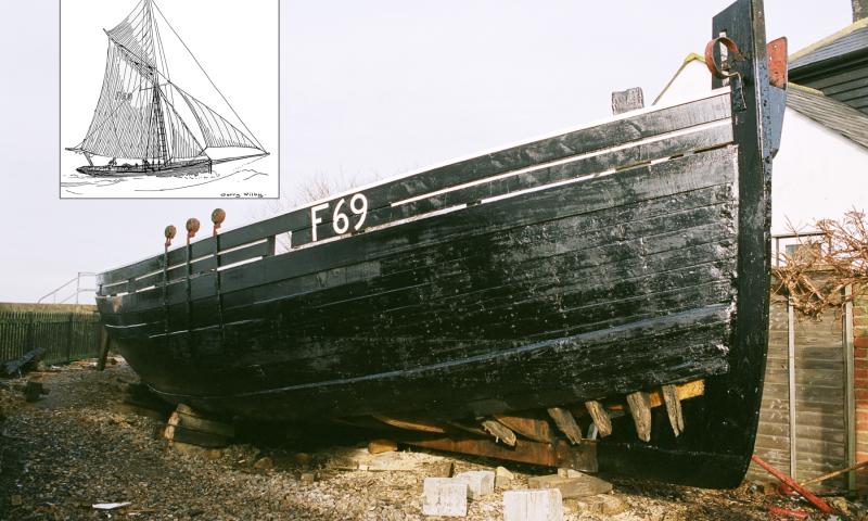 Favourite - finished hull, inset 1800