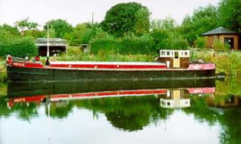 PARFIELD - on River Weaver. Port side view.