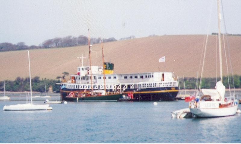 Egremont in Salcombe harbour - port side