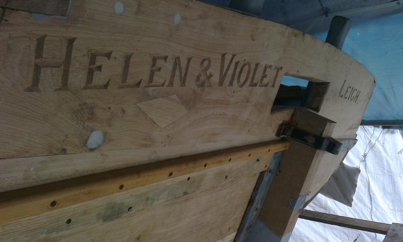 Helen & Violet - restored transom