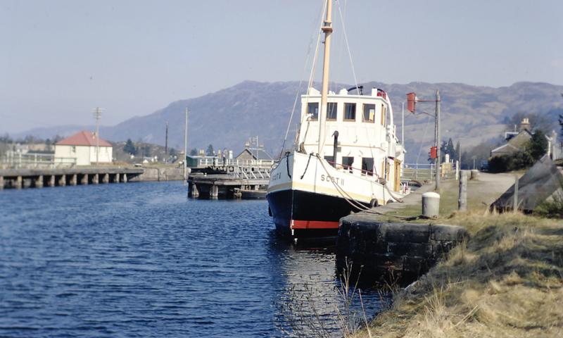 Scot II moored