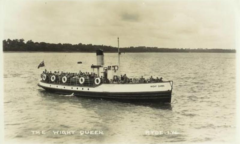 Old picture, starboard side view