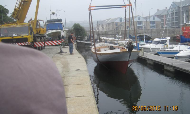 Gladys of Peel - returning to water, Jun 2012