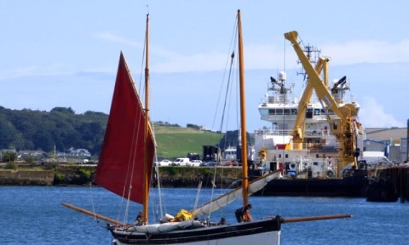 Gladys in Falmouth Harbour, August 2015