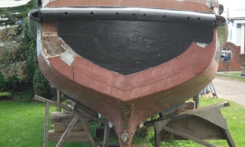 Terrier - transom with GRP sheathing
