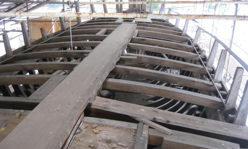 deck under restoration