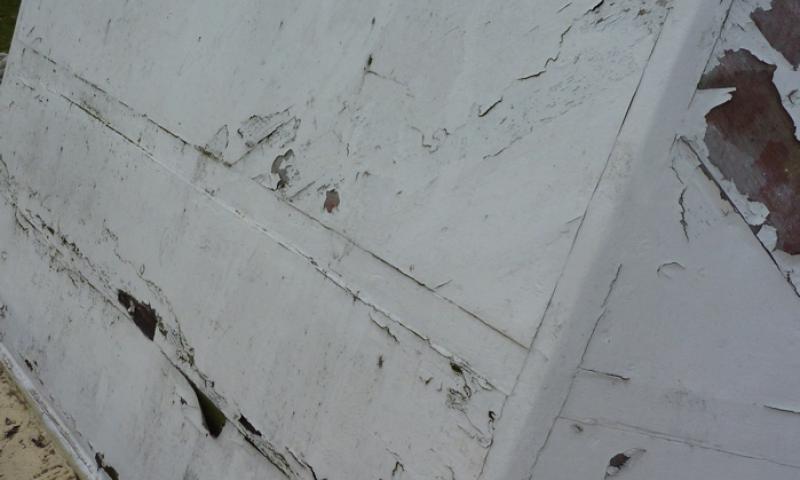 RML 526 - close up of condition of wheelhouse