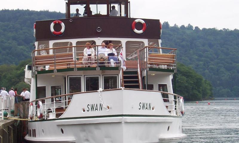 Swan - bow view