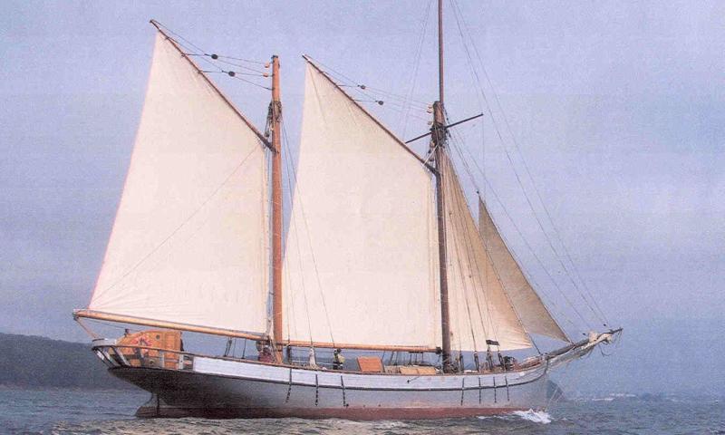 Irene out sailing after completion of restoration project