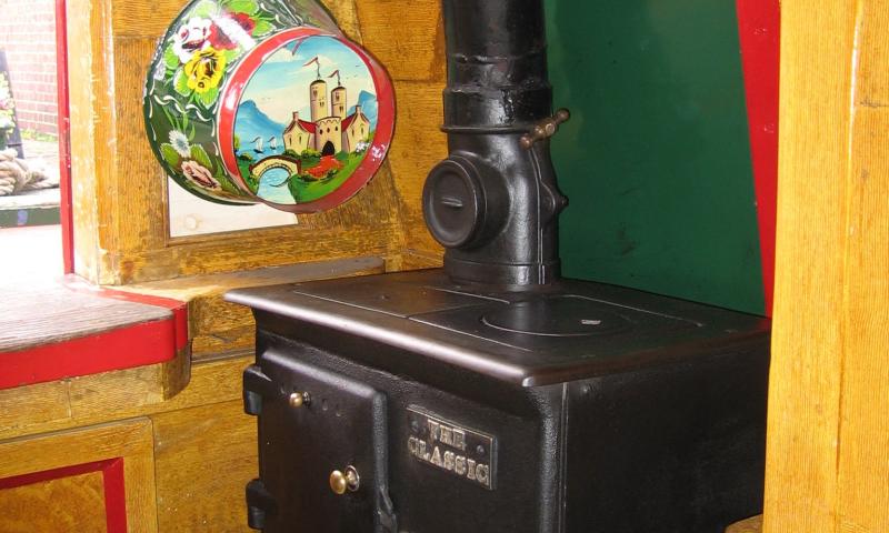 Mendip - interior and cabin stove