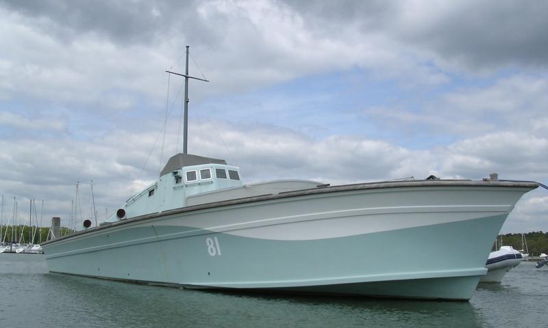 MGB 81 - starboard bow