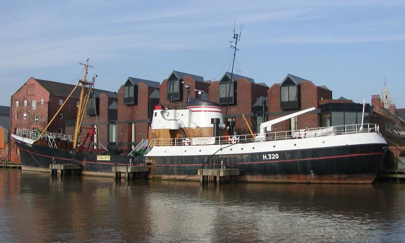 Arctic Corsair moored in Hull