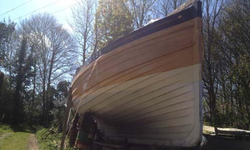 Kate - restoration on the bow