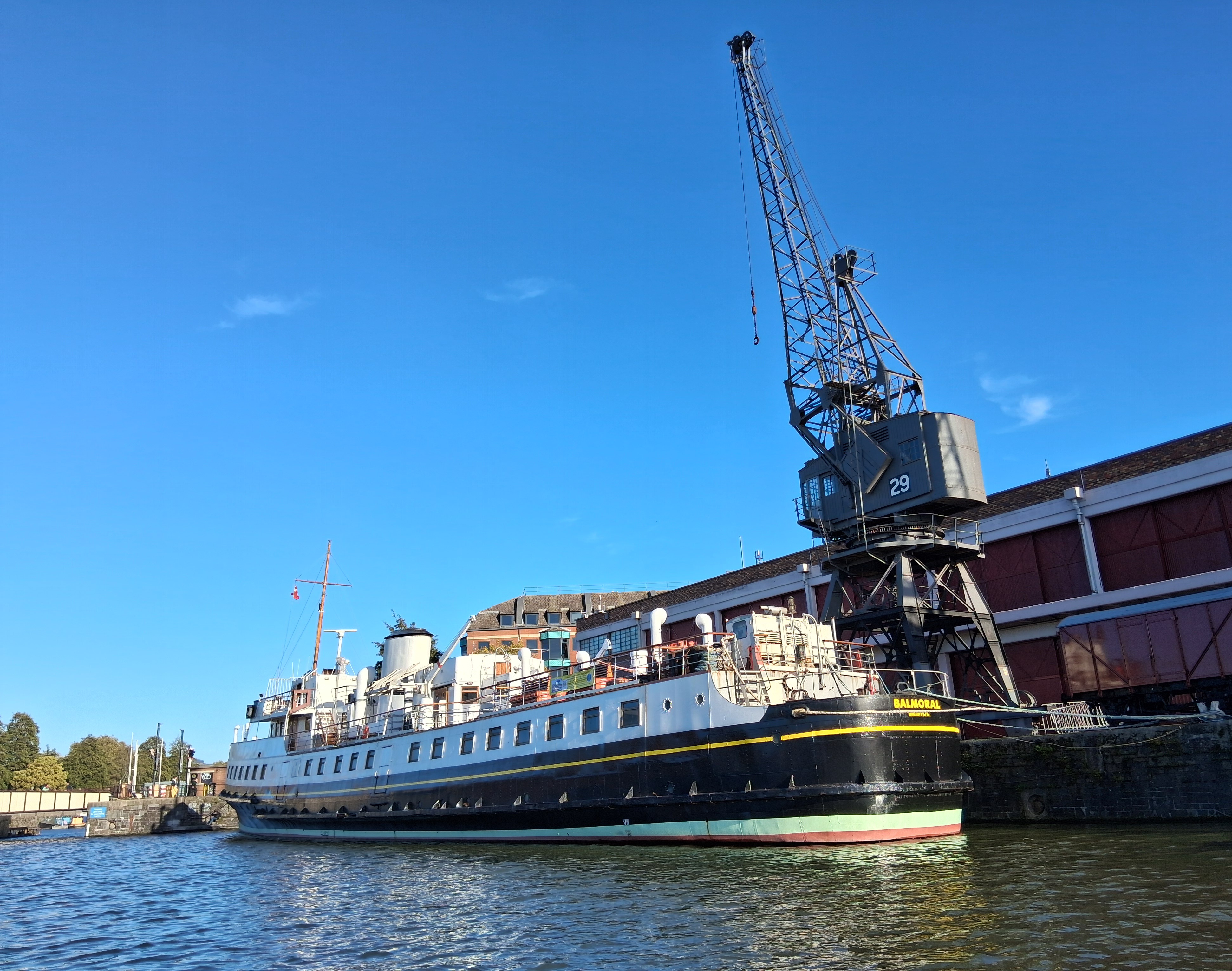 Balmoral moored outside M Shed, Oct 25