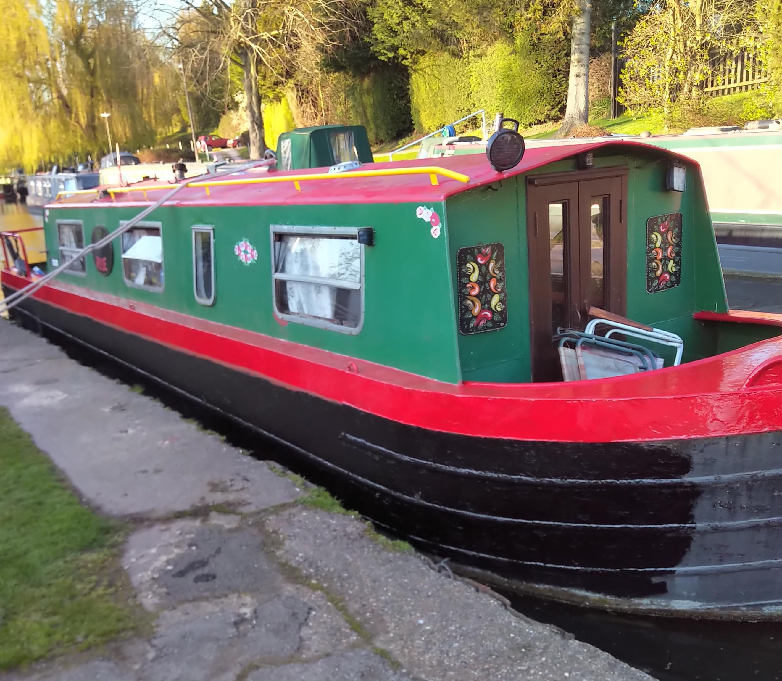 Tara Rose moored