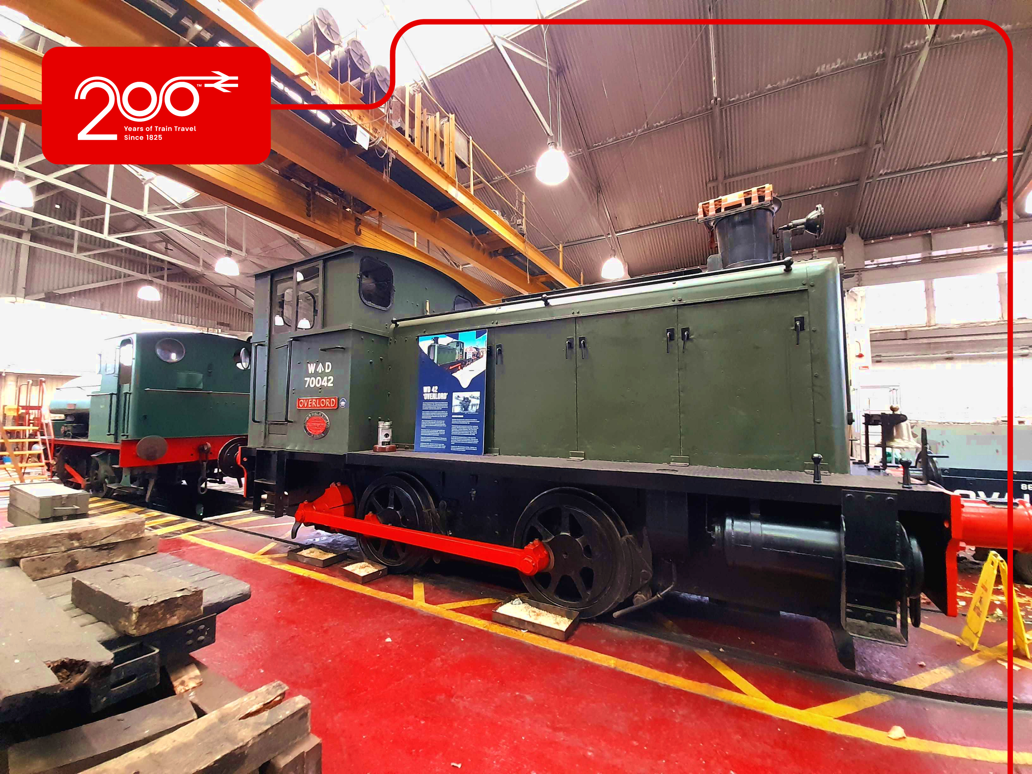 Overlord, locomotive at the Historic Dockyard, Chatham