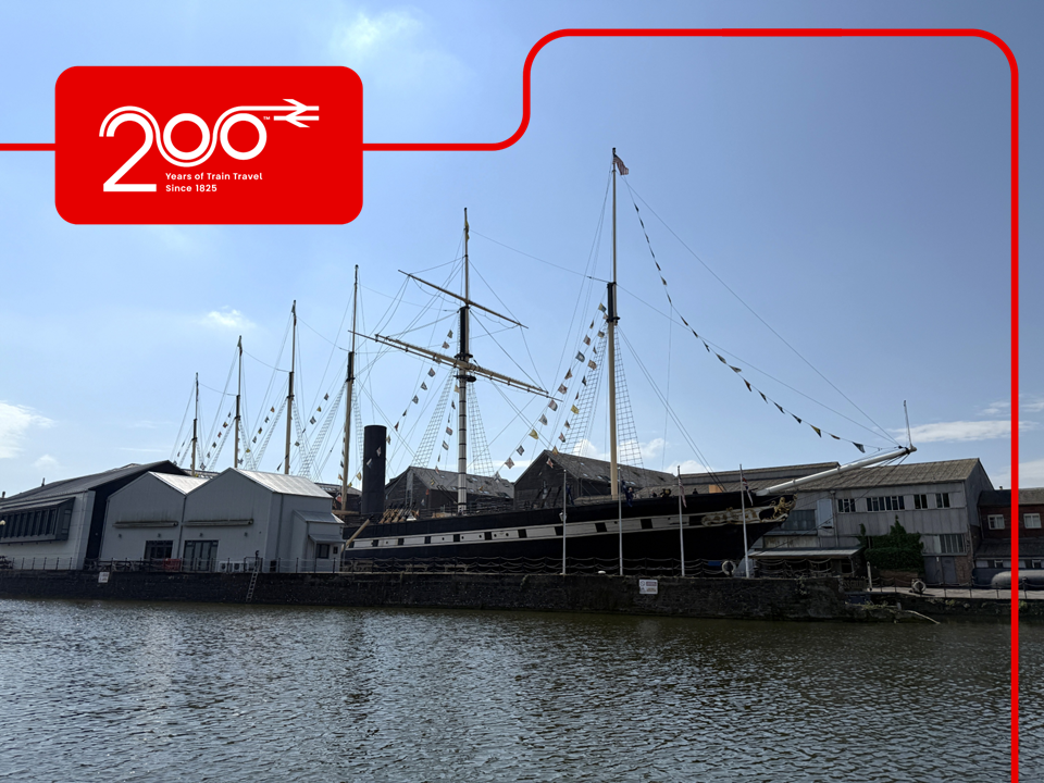 Ss Great Britain from the harbour, credit NHS-UK
