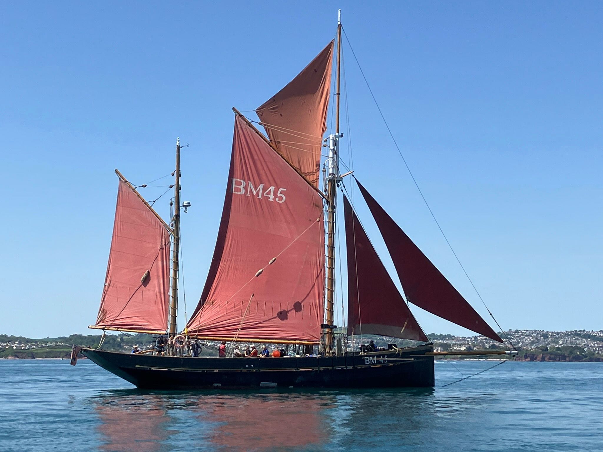 Pilgrim at the Brixham heritage Regatta May 2026