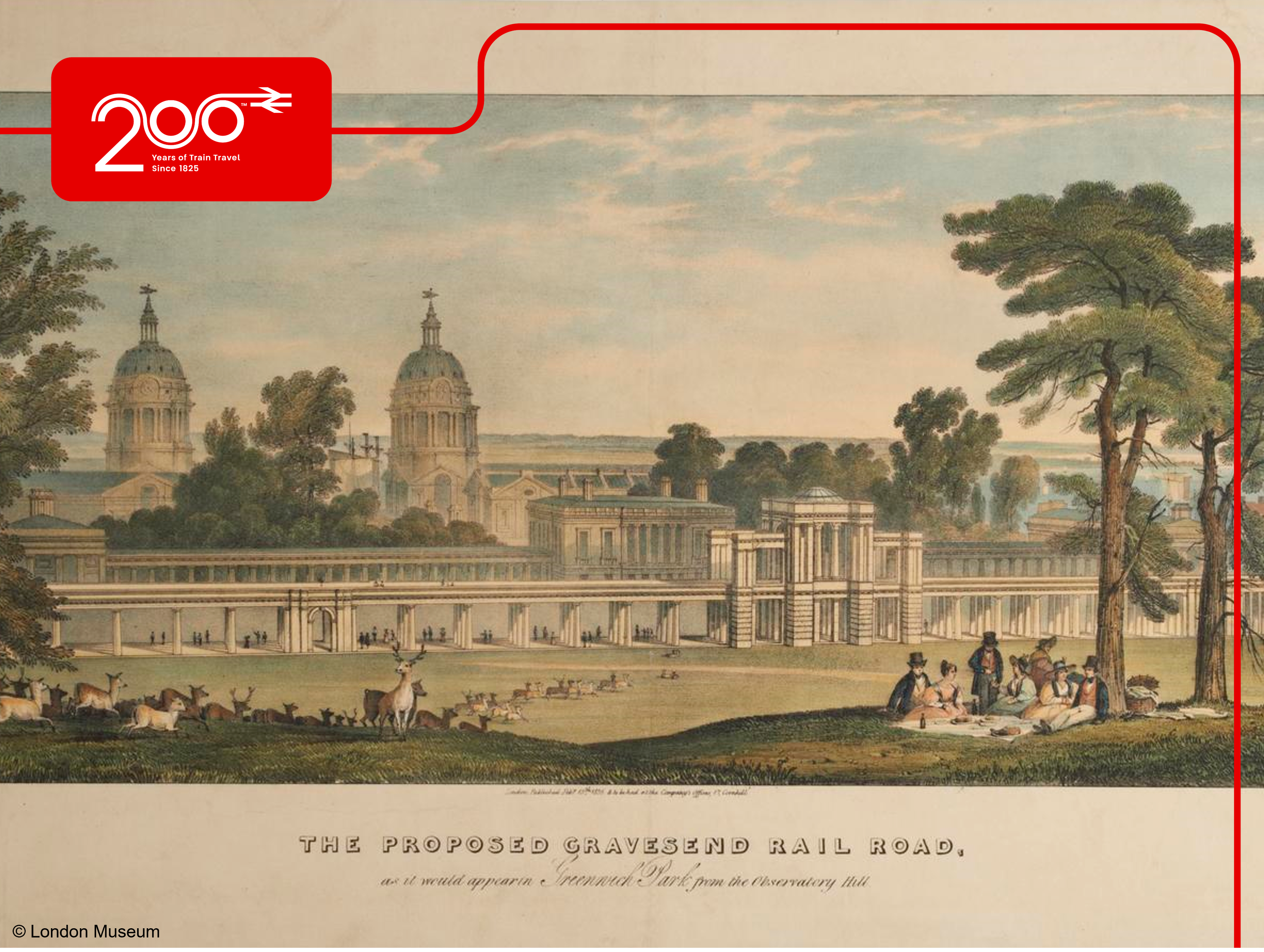 The Proposed Gravesend Rail Road. Digital image © London Museum