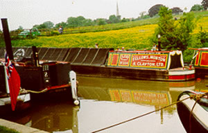 CLENT - moored up. Stern and amidships from port quarter looking forward.  Ref: 13/clent.gif.
