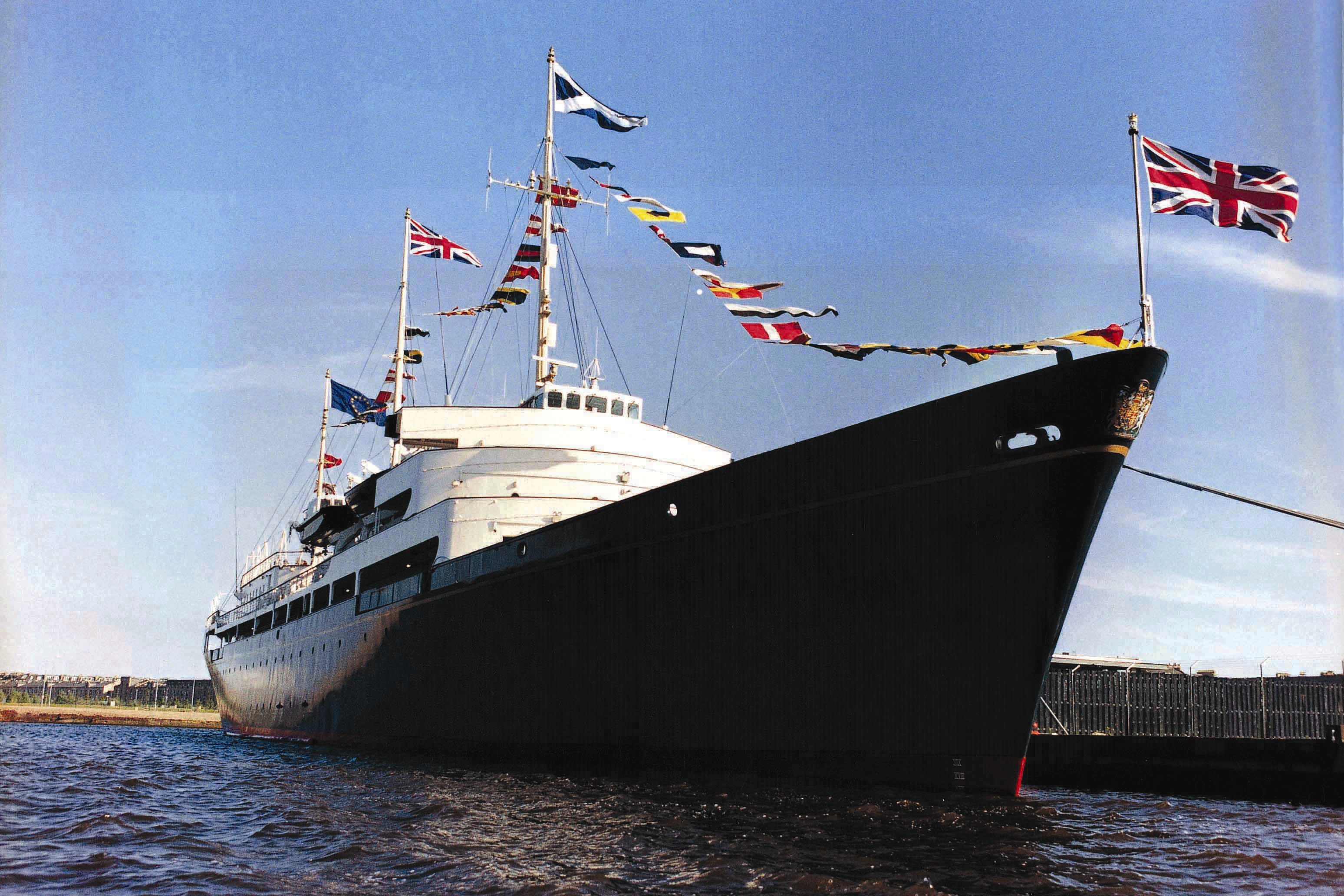 royal yacht britannia getting there