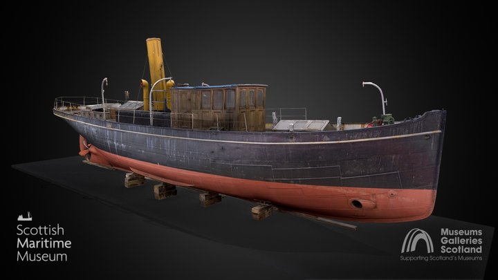 Carola 3D still (c) Scottish Maritime Museum