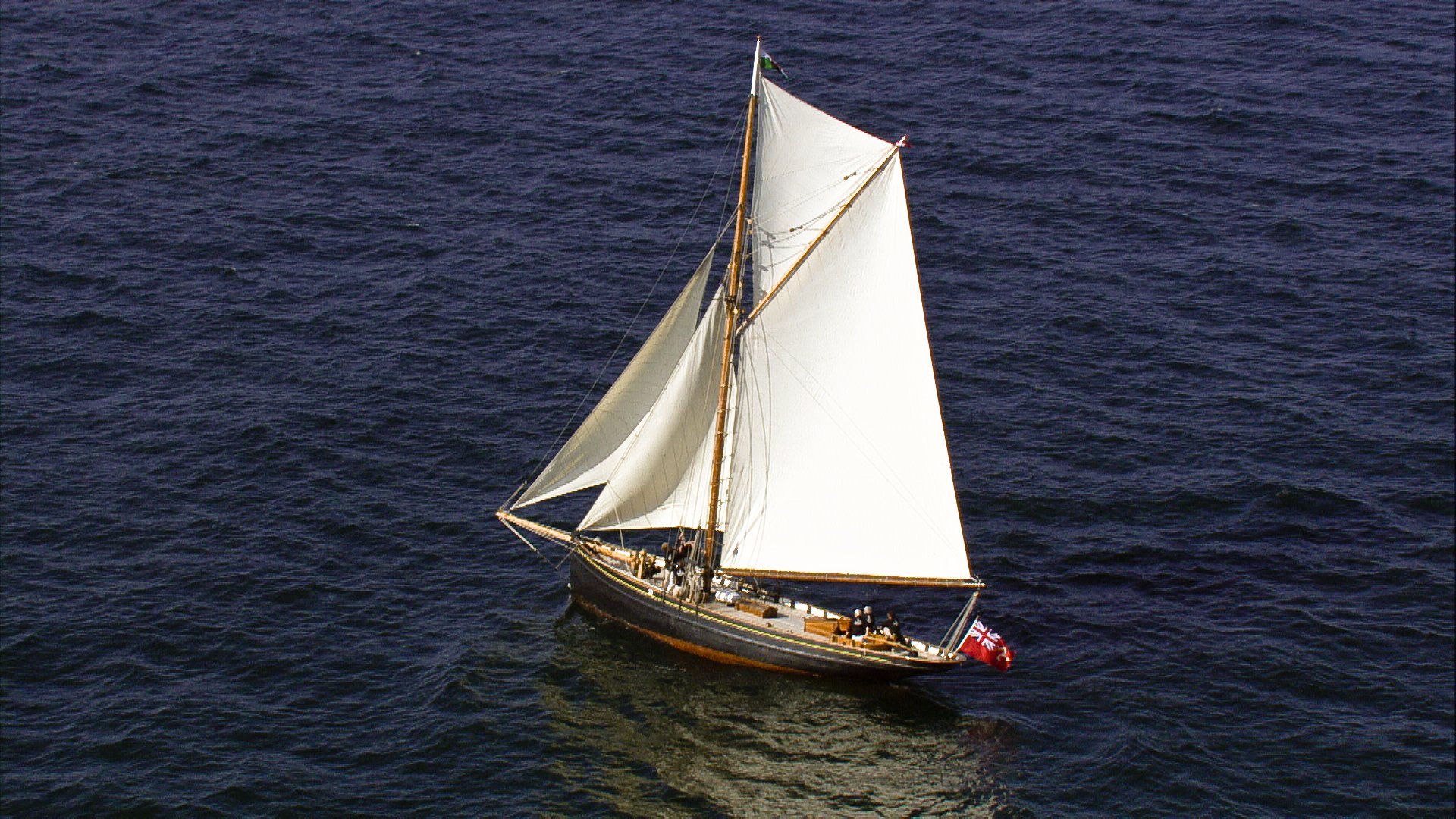 Olga under sail (c) Swansea Museum