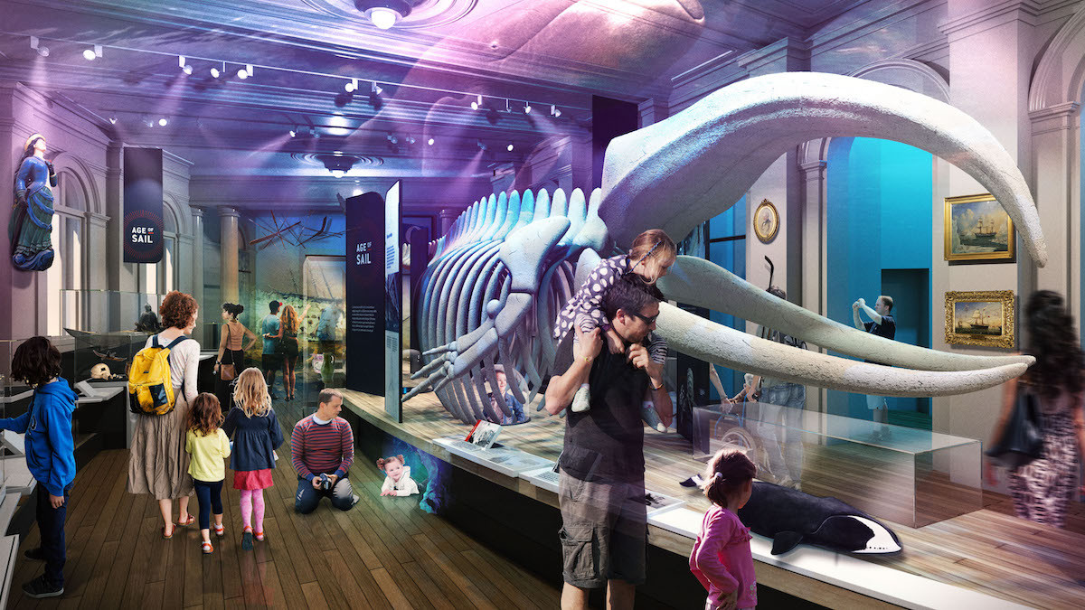 Hull Maritime - artists impression of new Musuem gallery -Gateway-to-the-world