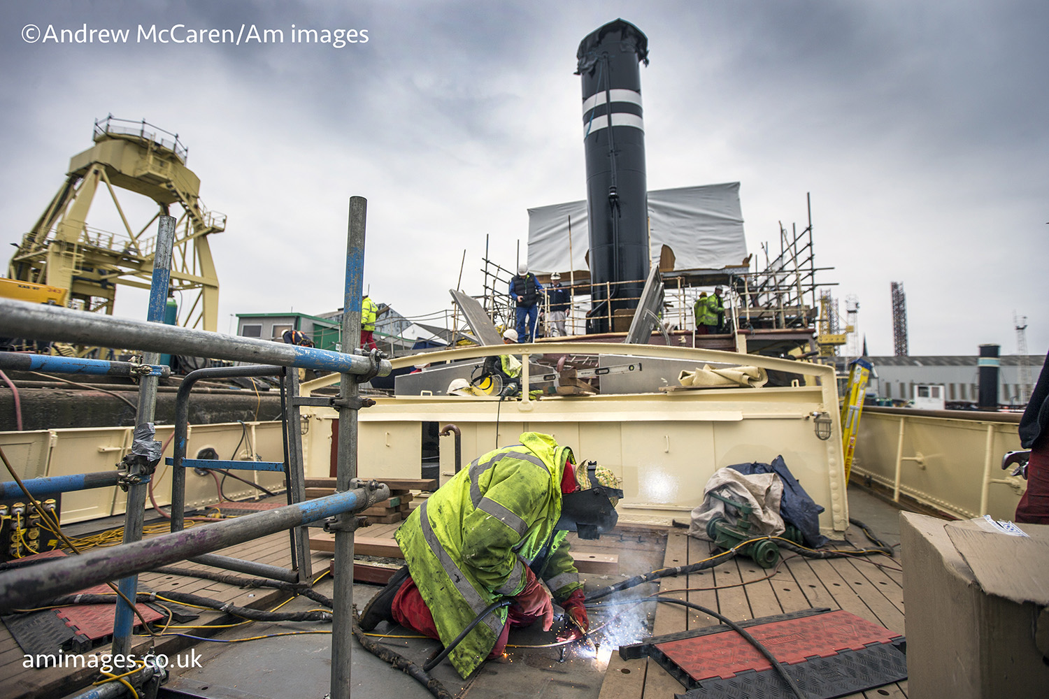 Work on Daniel Adamson (c) Andrew McCaren/Am images