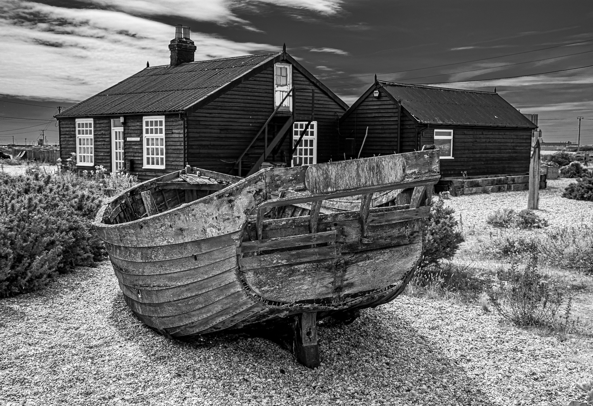 People's Choice Award 2020 winner: The Channel Rose outside Derek Jarman's Prospect Cottage on Dungeness Beach by David Stearne