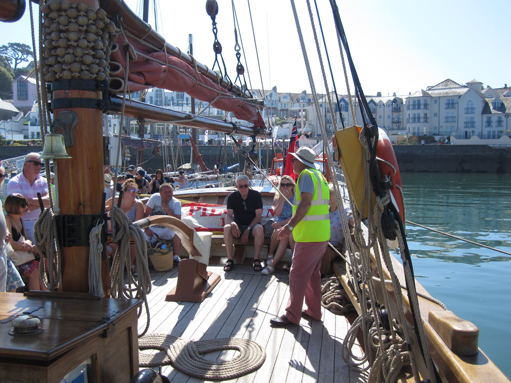 Pilgrim of Brixham on one of the Open Days in 2018