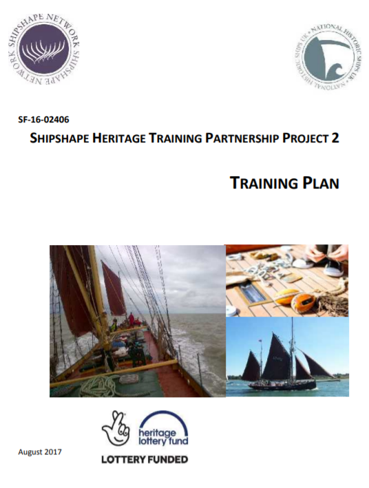 SHTP 2 Training Plan front cover