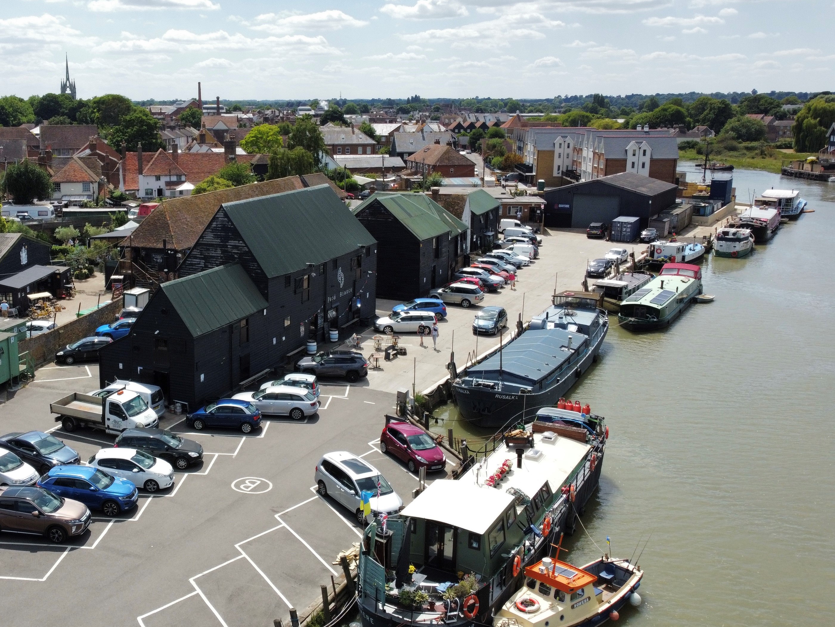 Standard Quay aerial view, Standard Quay Faversham