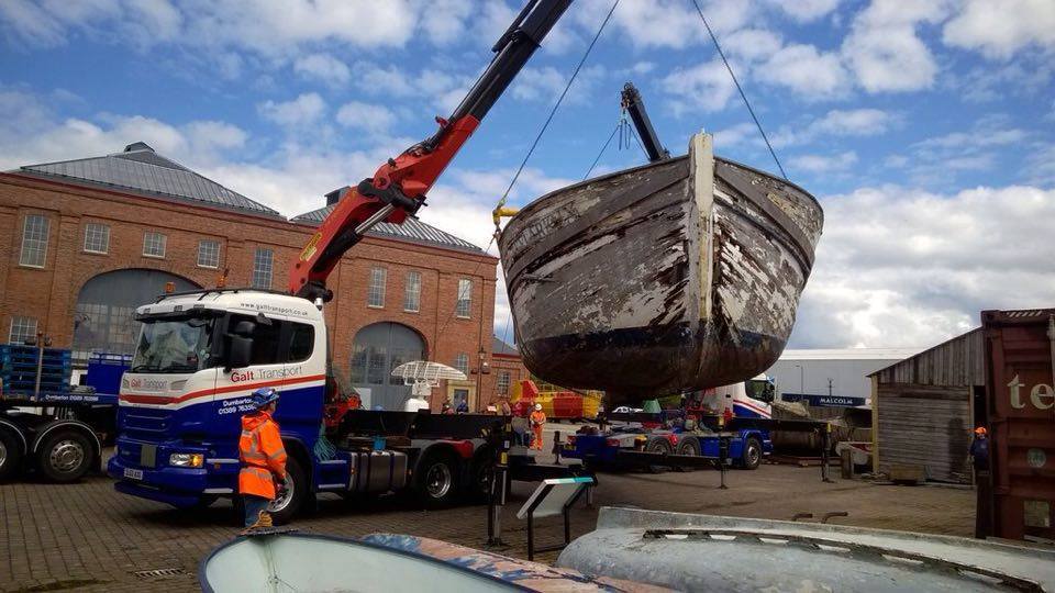 Unloading at SMM (c) Skylark IX Recovery Trust